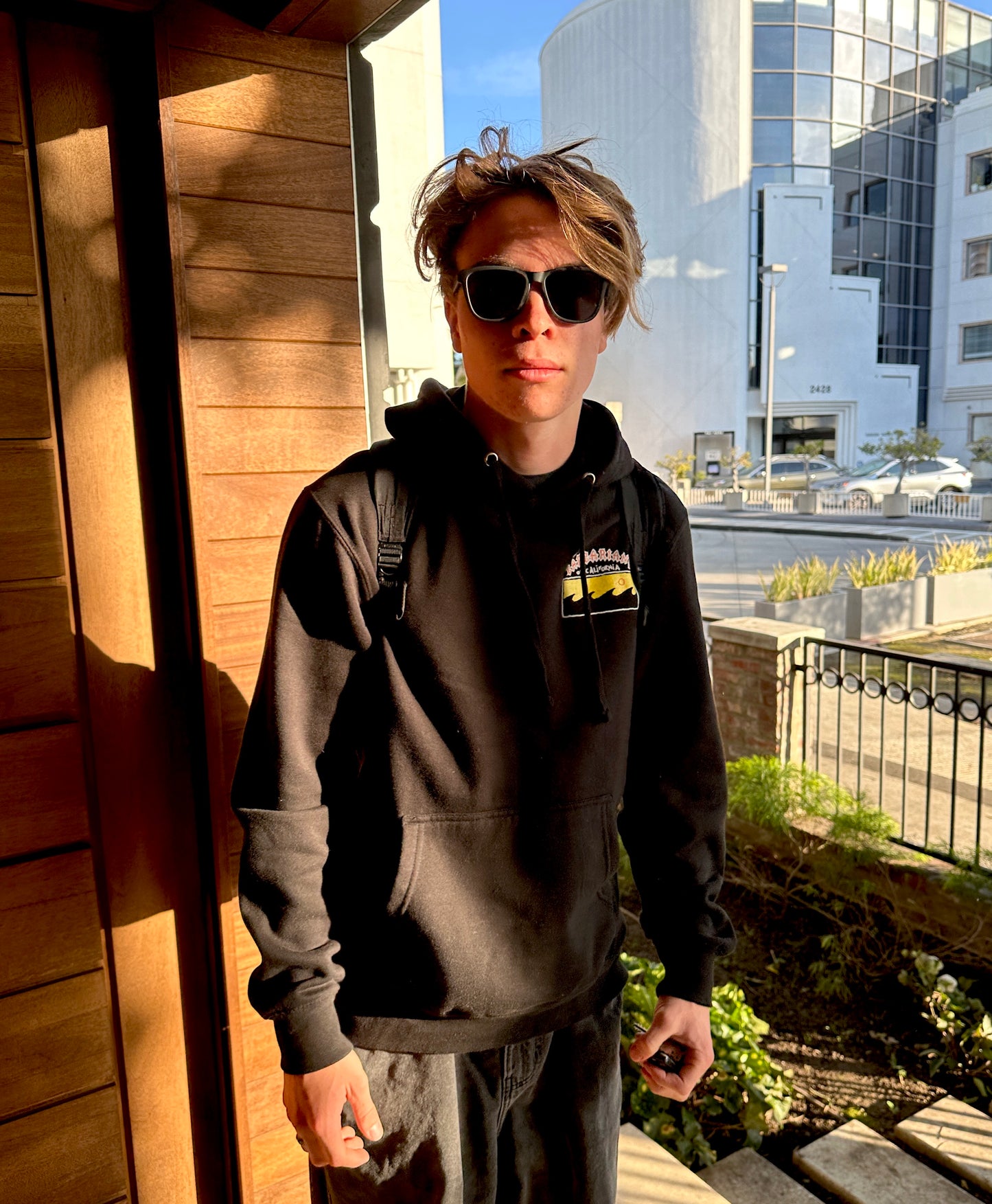 ON SALE!!! - BLACK HOODIE with ALBUM COVER ART