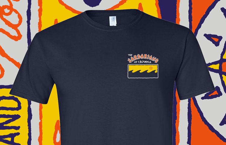 NAVY T-SHIRT with ALBUM COVER ART