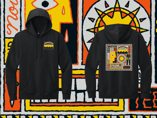 BLACK HOODIE with ALBUM COVER ART