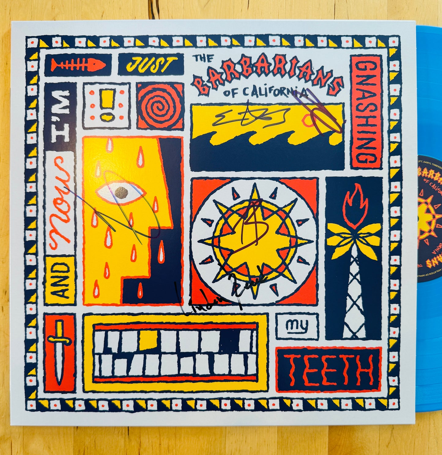 SIGNED - ‘And Now I'm Just Gnashing My Teeth’ - Limited BLUE Vinyl