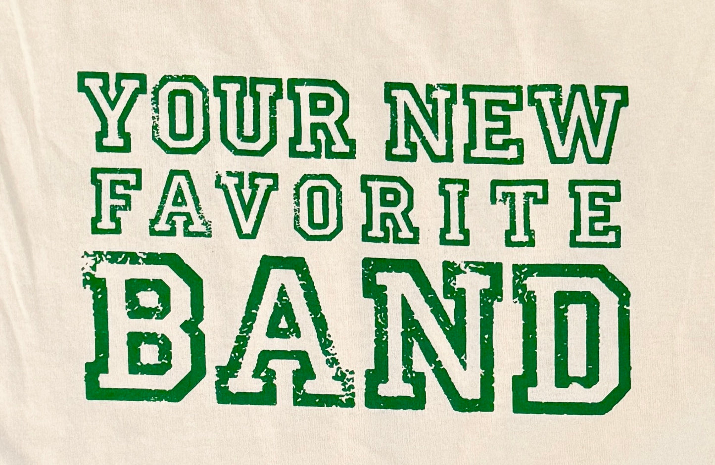 SALE! - NEW FAVE BAND -  SHORT SLEEVE TEE