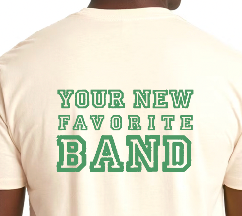 SALE! - NEW FAVE BAND -  SHORT SLEEVE TEE