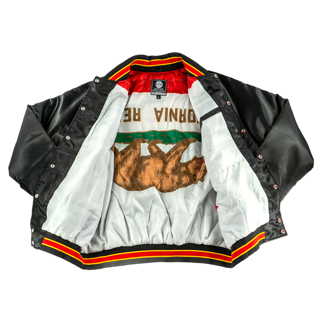 The Barbarians of California's "MEGATONS" Official League Satin Jacket.