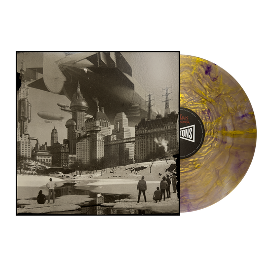 Deluxe Limited edition THE GOLDYCORE PRESS (Metallic Gold and Purple) vinyl of The Barbarians of California’s new album, "MEGATONS." Heavy 180g LP comes with 24 x 24 poster.